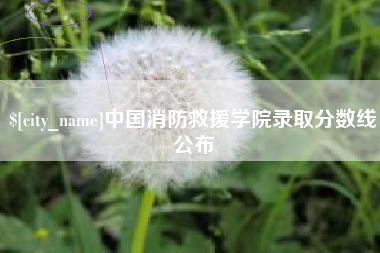 包头中国消防救援学院录取分数线公布
