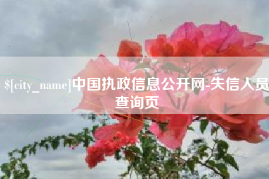 包头中国执政信息公开网-失信人员查询页
