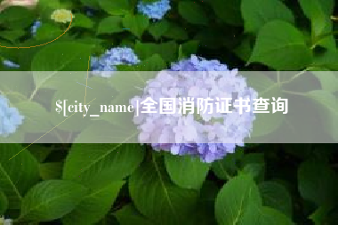 包头全国消防证书查询