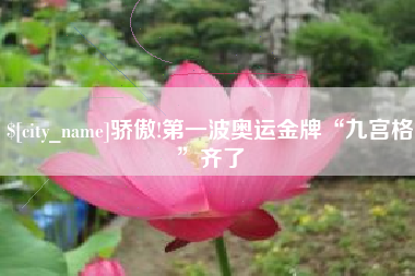 包头骄傲!第一波奥运金牌“九宫格”齐了