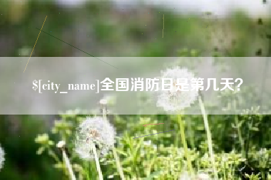包头全国消防日是第几天？