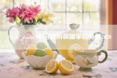 包头中国消防救援学院分数2020