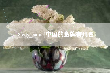 包头中国的金牌有几名