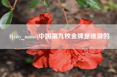 包头中国第九枚金牌是谁得的