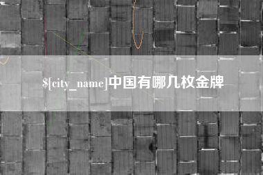 包头中国有哪几枚金牌