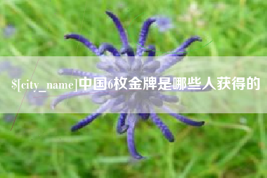 包头中国6枚金牌是哪些人获得的