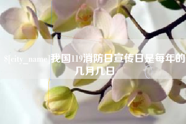 包头我国119消防日宣传日是每年的几月几日
