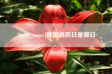 包头我国消防日是哪日