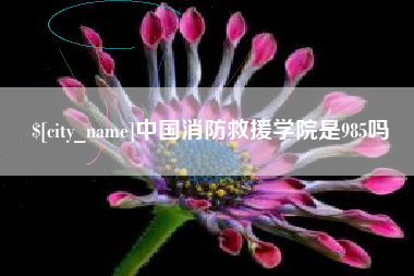 包头中国消防救援学院是985吗