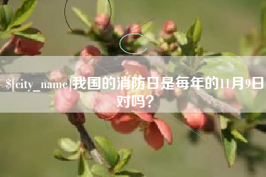 包头我国的消防日是每年的11月9日对吗？