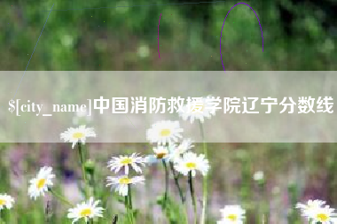 包头中国消防救援学院辽宁分数线