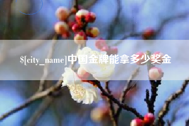 包头中国金牌能拿多少奖金