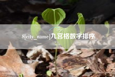 包头九宫格数字排序