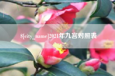 包头2021年九宫对照表