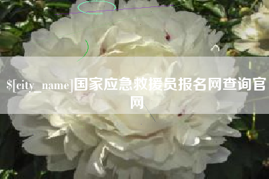 包头国家应急救援员报名网查询官网