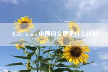 包头中国的金牌是什么样的