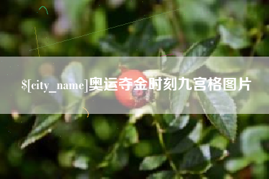 包头奥运夺金时刻九宫格图片